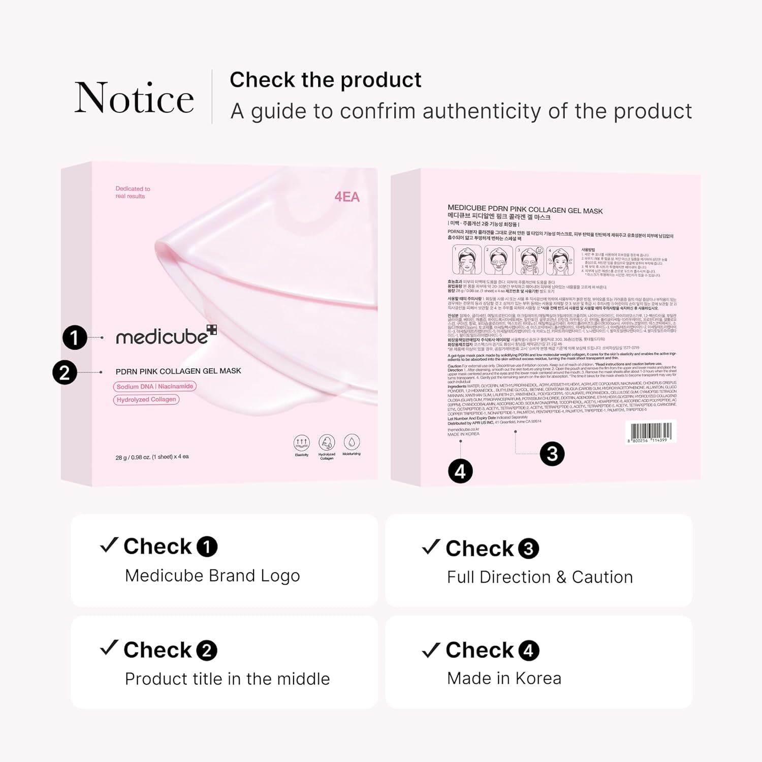 Medicube PDRN Gel Mask texture detail