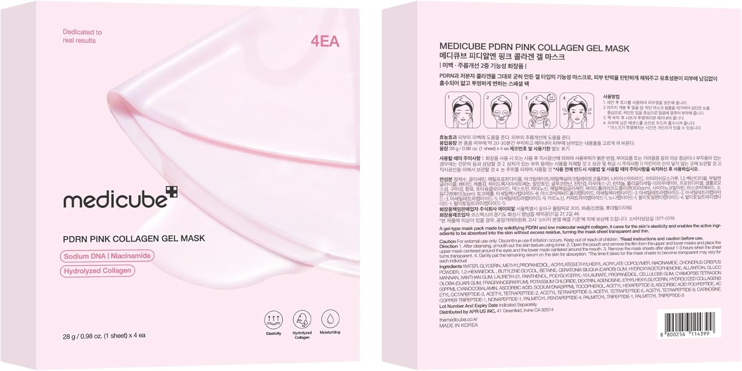 Medicube PDRN Gel Mask box and contents