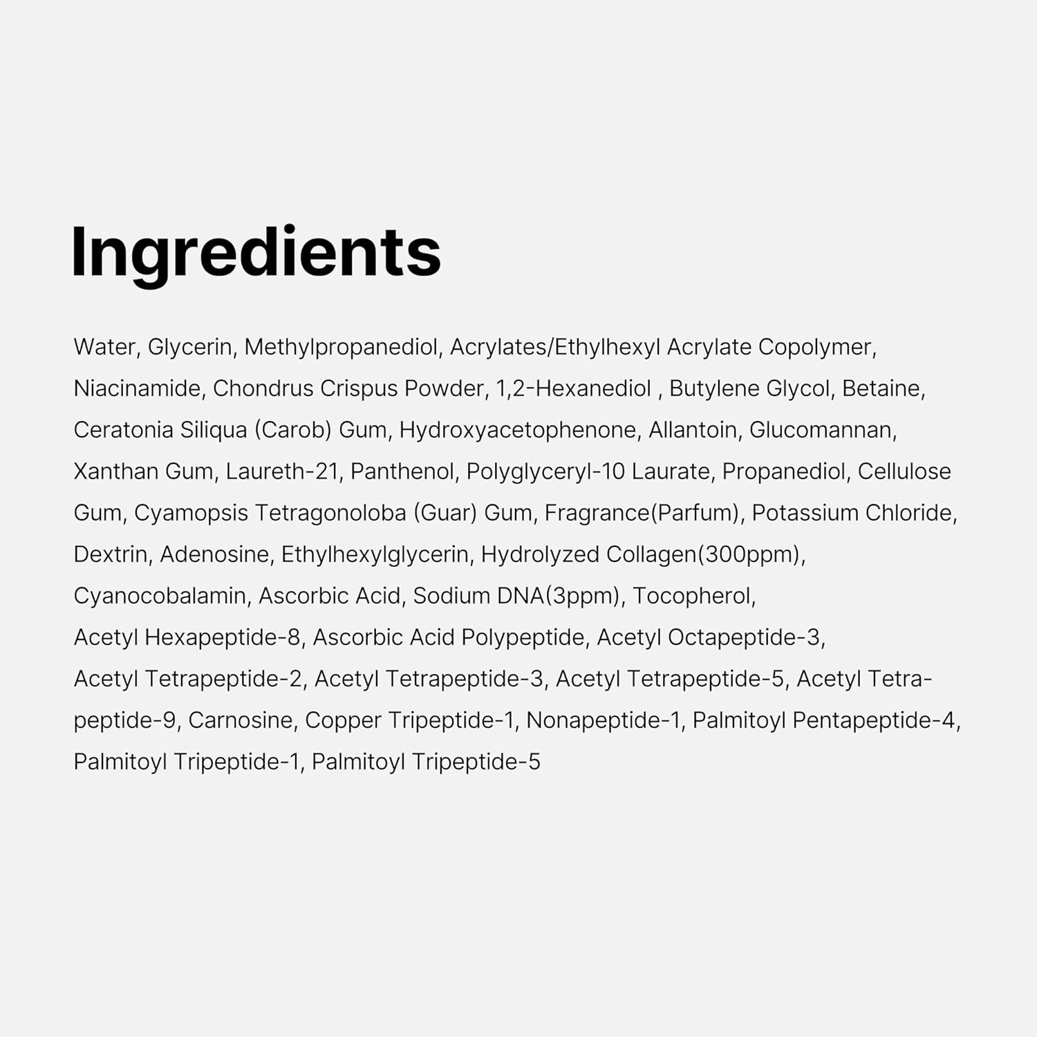 Medicube PDRN Gel Mask applied on face
