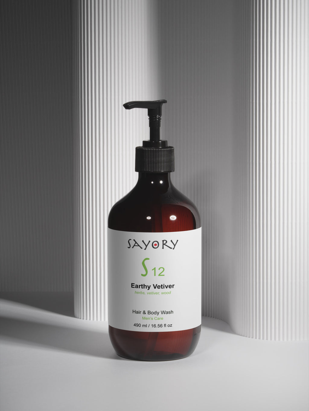 SAYORY S12 Earthy Vetiver Hair & Body Wash