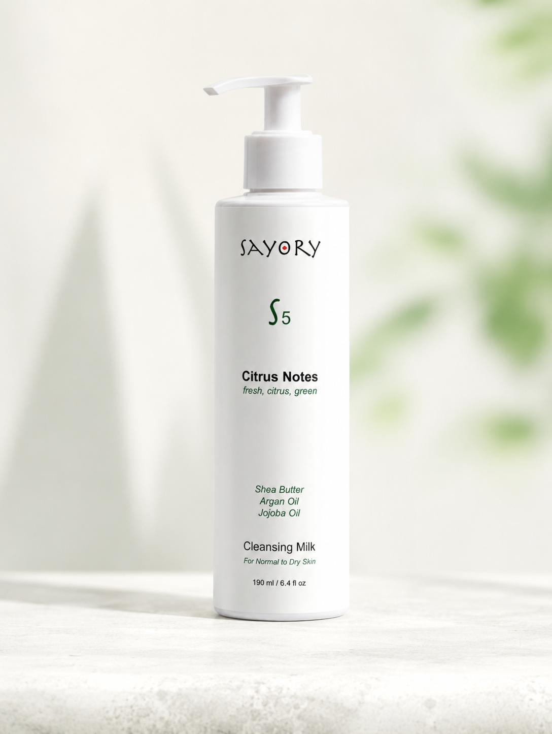 Sayory S5 Citrus Notes Cleansing Milk