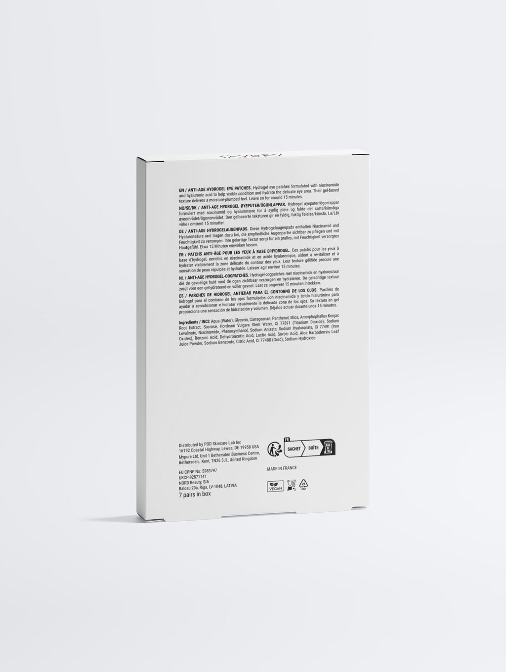 Sayory S Anti-Aging Eye Patches