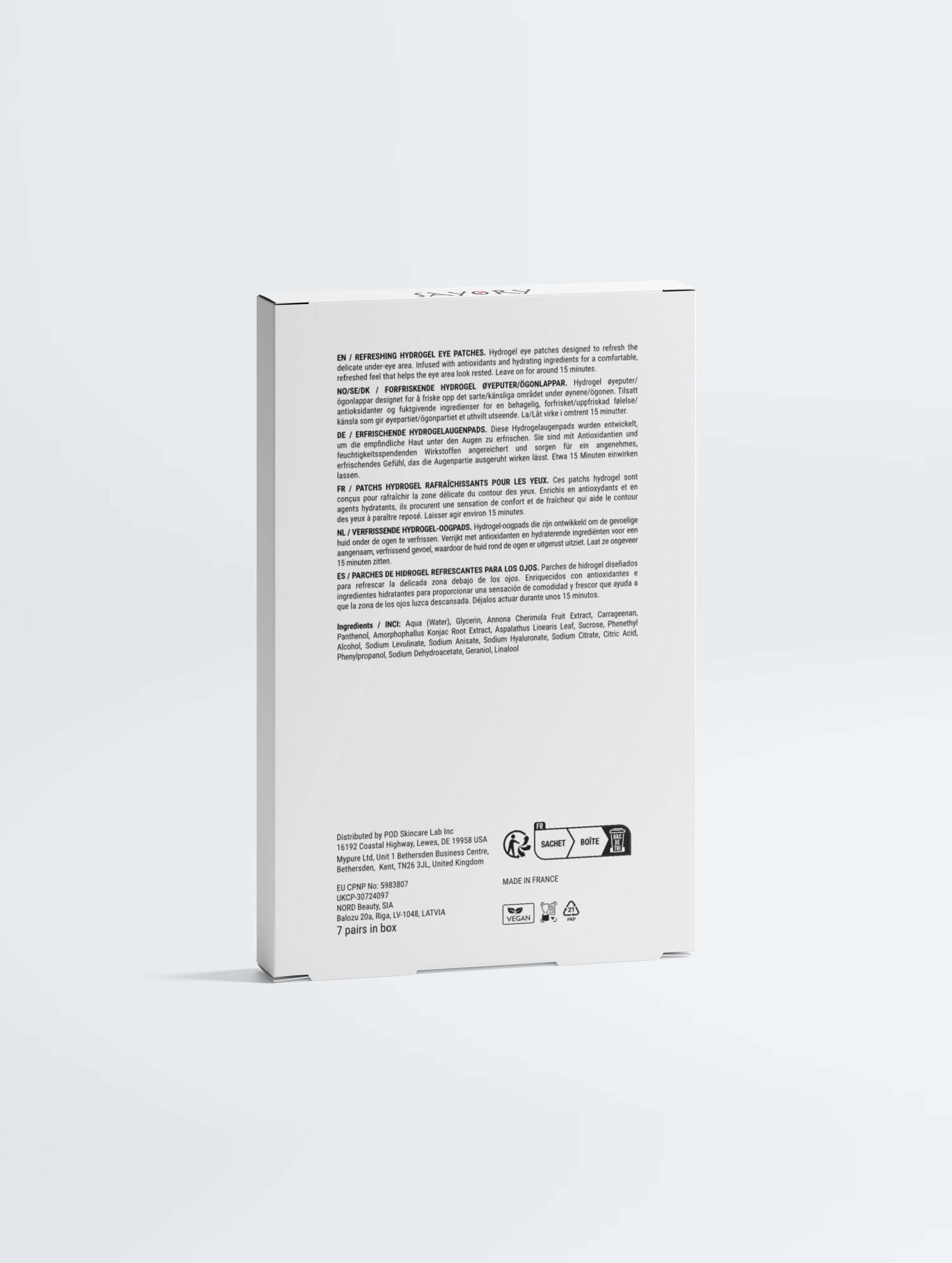 Sayory S Anti-Fatigue Eye Patches