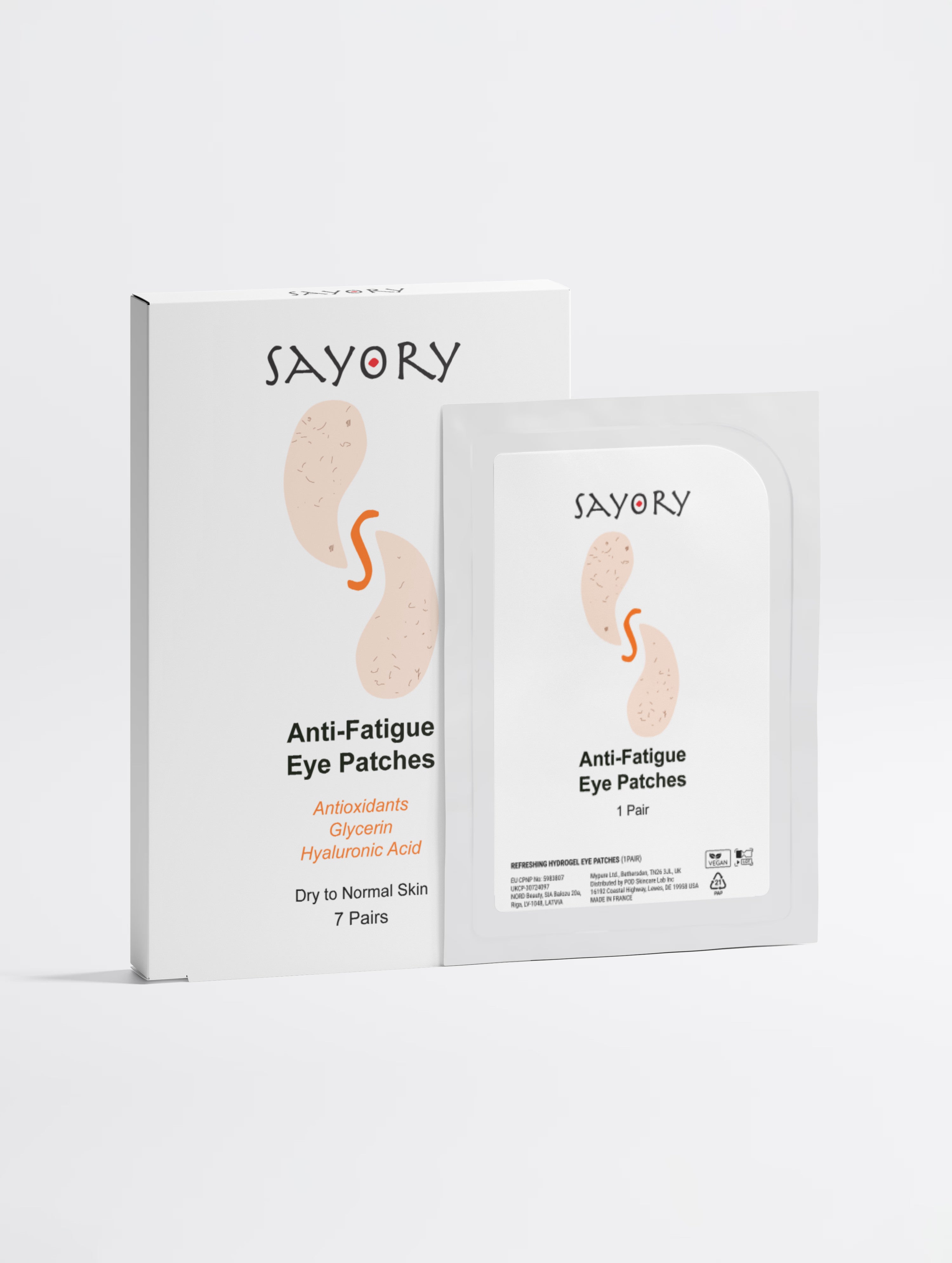 Sayory S Anti-Fatigue Eye Patches