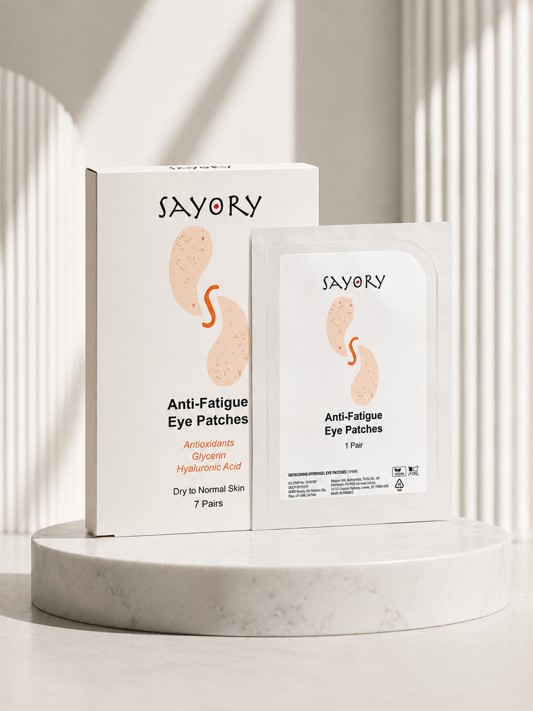 Sayory S Anti-Fatigue Eye Patches