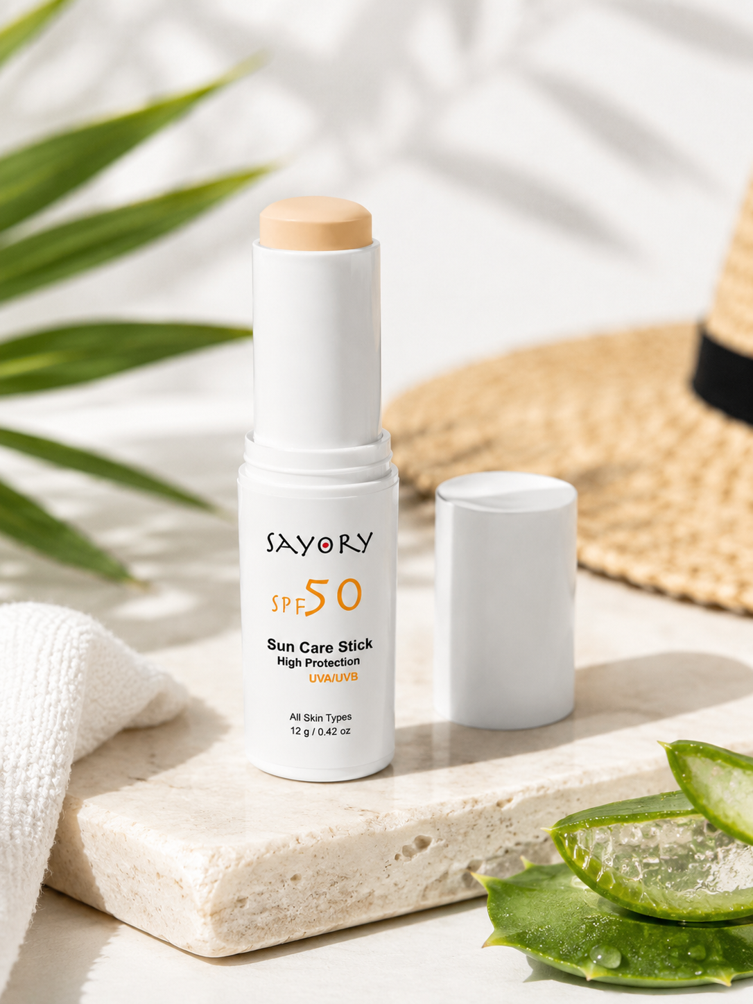Sayory S SPF 50 Mineral Sunscreen Stick