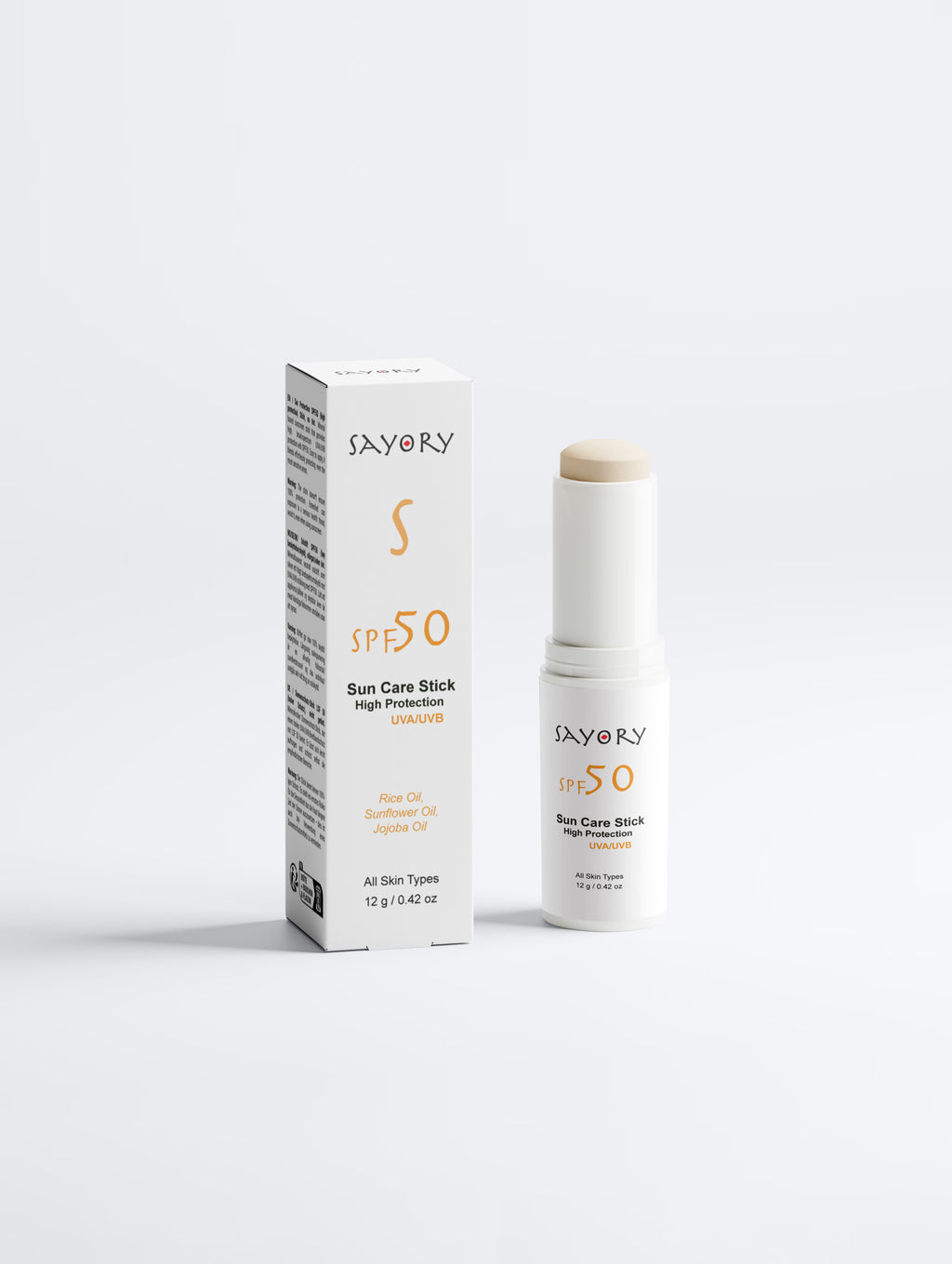 Sayory S SPF 50 Mineral Sunscreen Stick