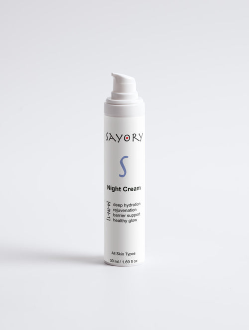Sayory S Night Cream – voorkant op witte achtergrond